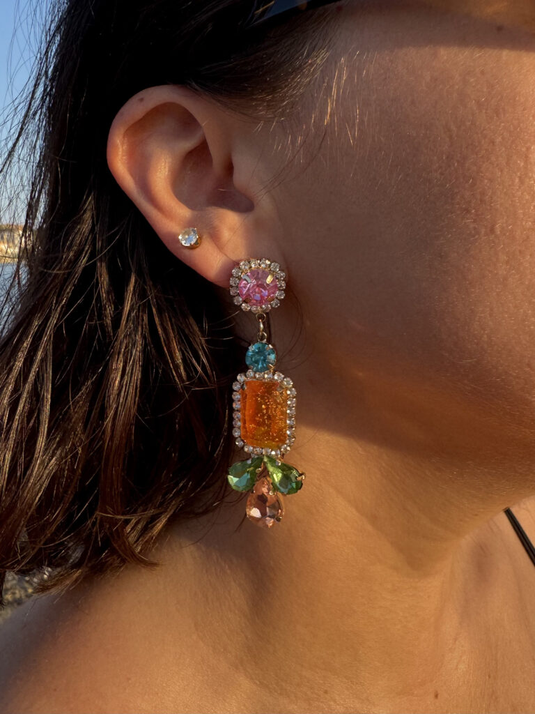 Κρεμαστά Σκουλαρίκια sunset jewel
